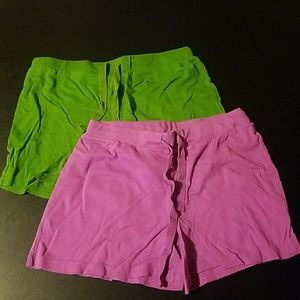 2 pair of shorts